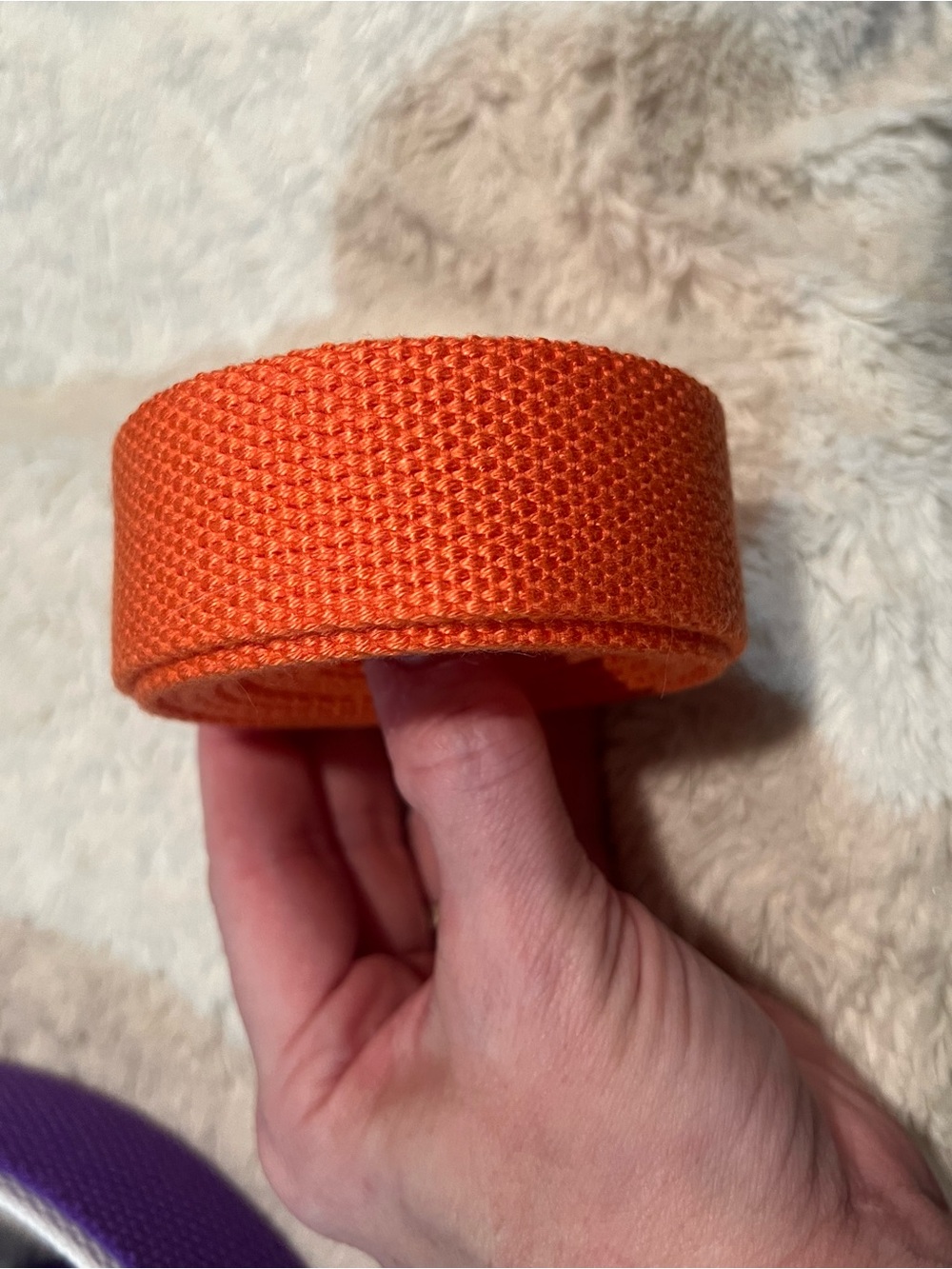 Orange Craft Woven Strap